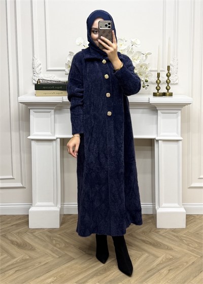 Talya Angora Hırka | Lacivert