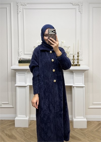 Talya Angora Hırka | Lacivert