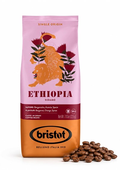 Ethiopia Sidamo 225 Gr Çekirdek Kahve