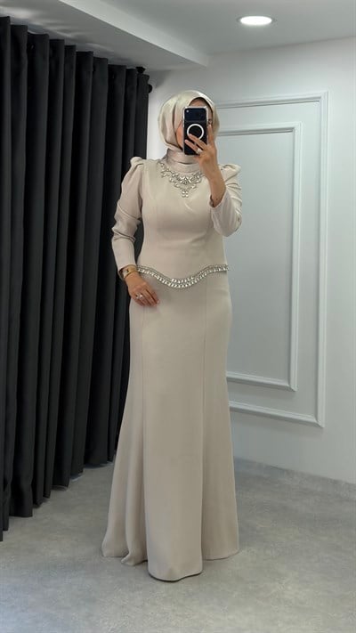 Fazilet Abiye | Bej