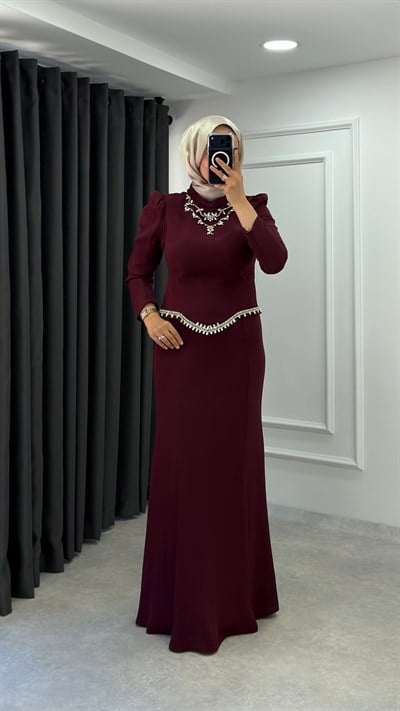 Fazilet Abiye | Bordo