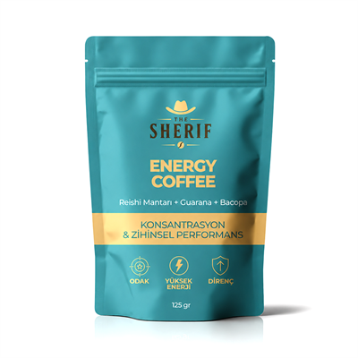 The Sherif ENERGY COFFEE (Konsantrasyon + Zihinsel Performans Desteği) 125gr