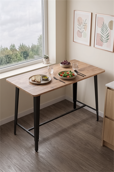 Cemre Çam 60X120 cm Yemek Masası, Mutfak Masası