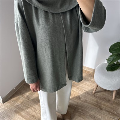 Atkılı Triko - Mint Yeşili
