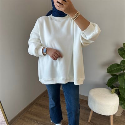 Lara Sweat - Beyaz