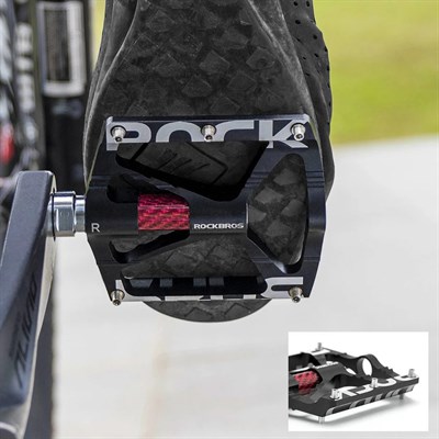 Rockbros Alüminyum Rulmanlı MTB Bisiklet Pedalı (9/16