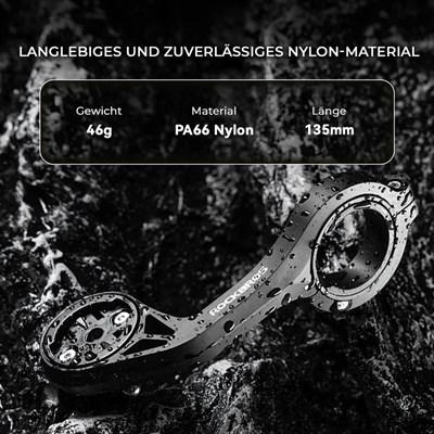 Rockbros GPS Kilometre Saati Tutucu (Garmin, Bryton, Wahoo Uyumlu)
