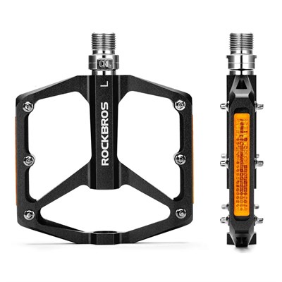 Rockbros Reflektörlü Alüminyum Alaşım Bisiklet Pedalı (9/16