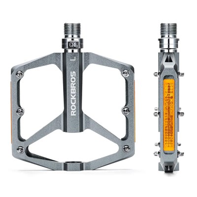 Rockbros Reflektörlü Alüminyum Alaşım Bisiklet Pedalı (9/16