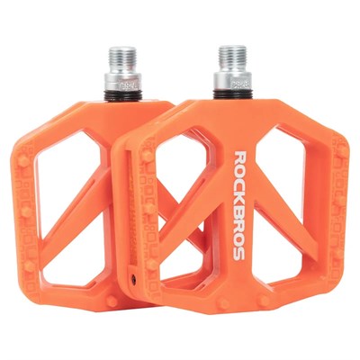 Rockbros Reflektörlü Hafif Naylon Bisiklet Pedalı (Geniş Platform)