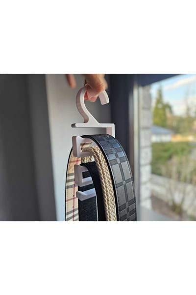 3D Baskı Kemer Askısı - Dolap İçi Organizer