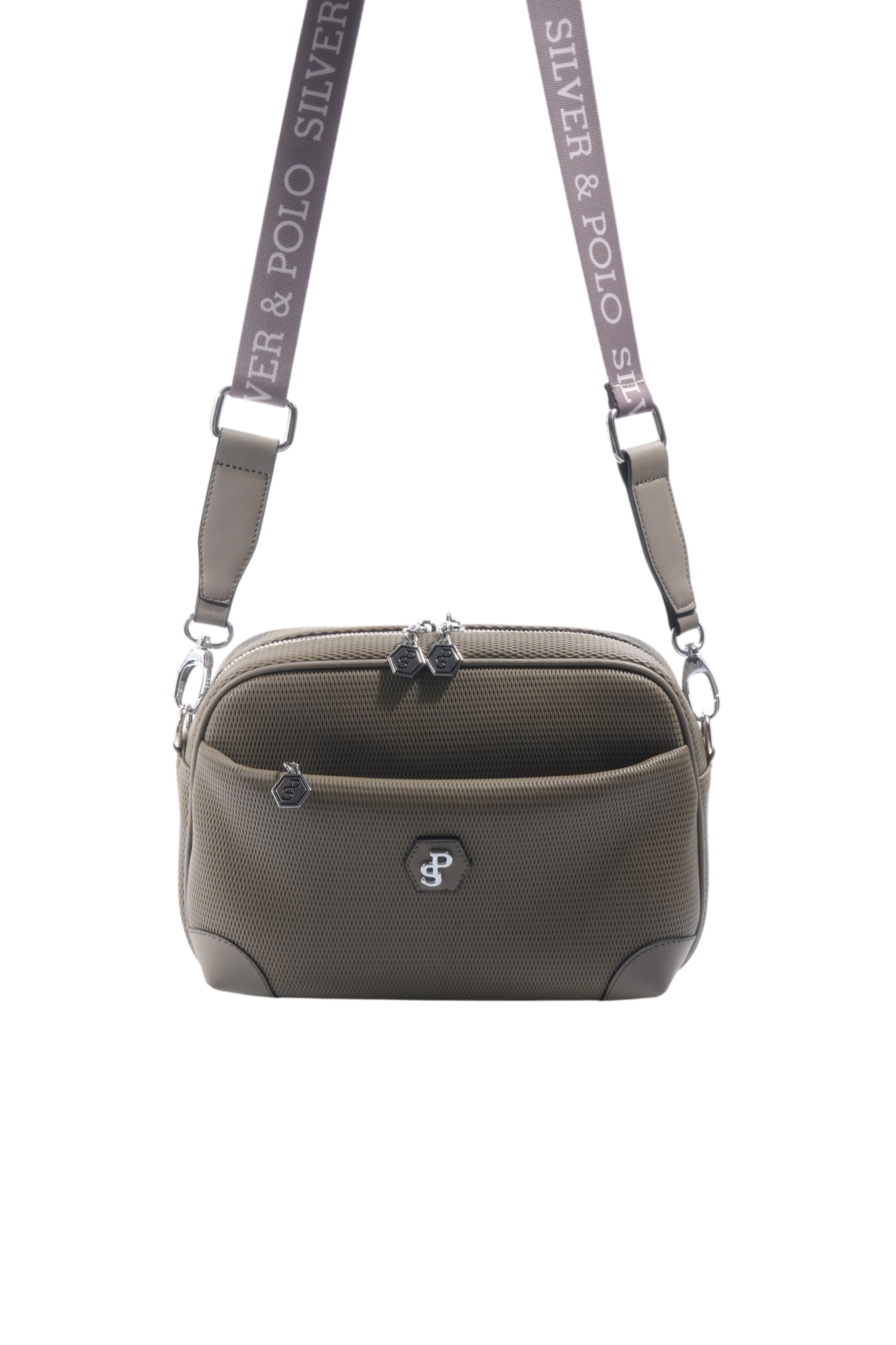 Silver Polo L.Haki - Y.Yeşil Petek Kadın Çapraz Çanta SP1094