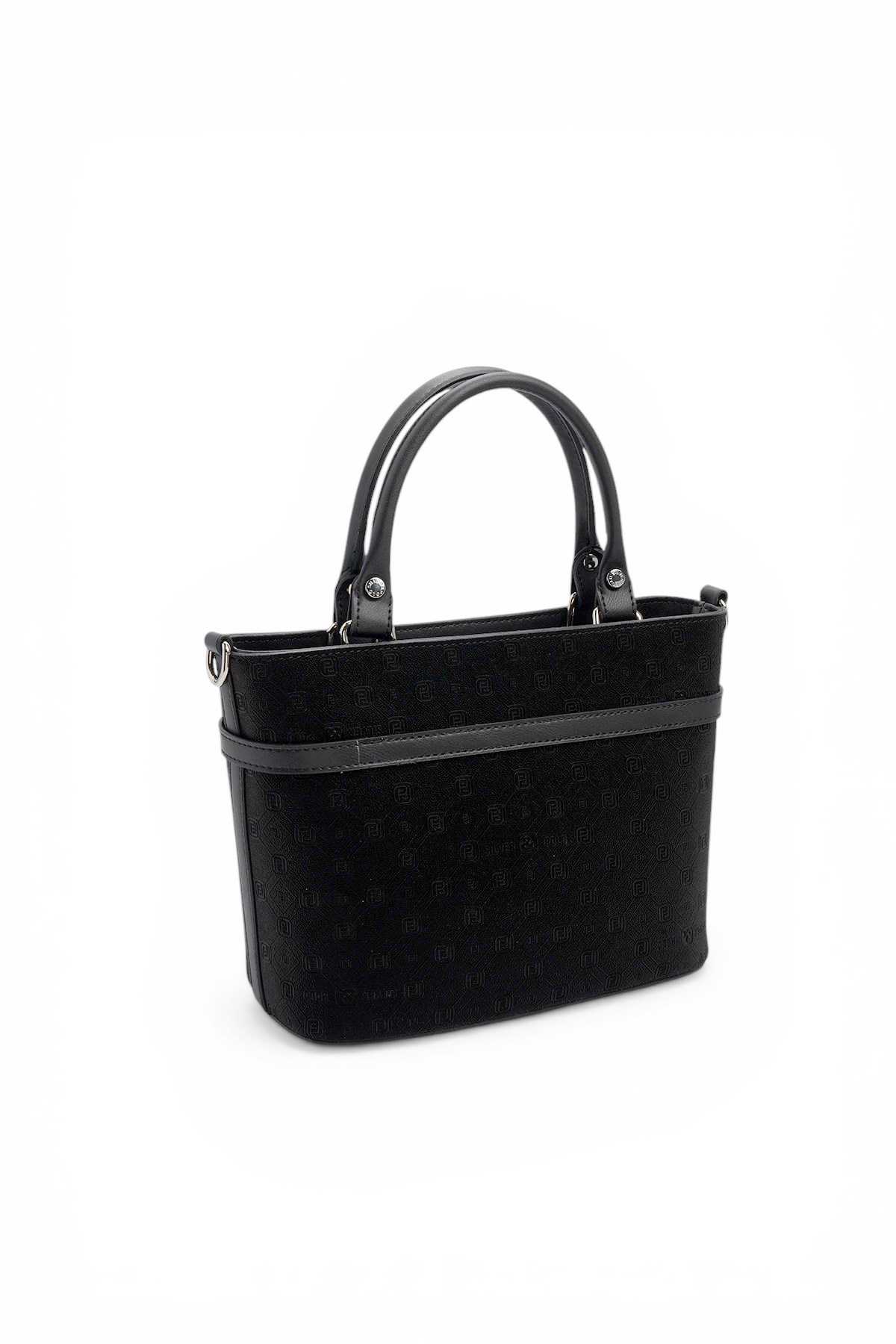 Silver & Polo SP1283 Kadın El Çantası Fashion Siyah-Siyah