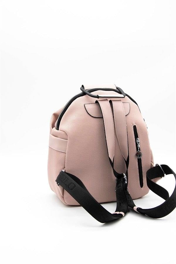 Silver Polo Pink - Pink Petek Kadın Sırt Çantası SP771