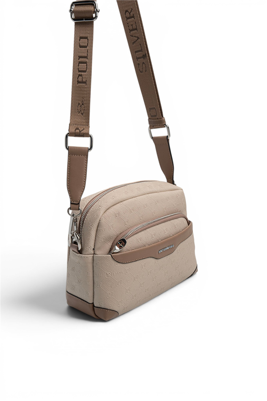 Silver Polo SP1201 Kadın Çapraz Çanta Fashion Bej-Latte