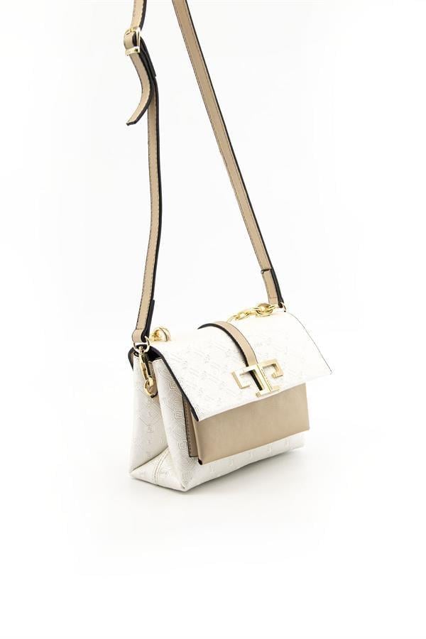 Silver & Polo SP1148 Kadın Çapraz Çanta Logolu Sedef-S.Nut