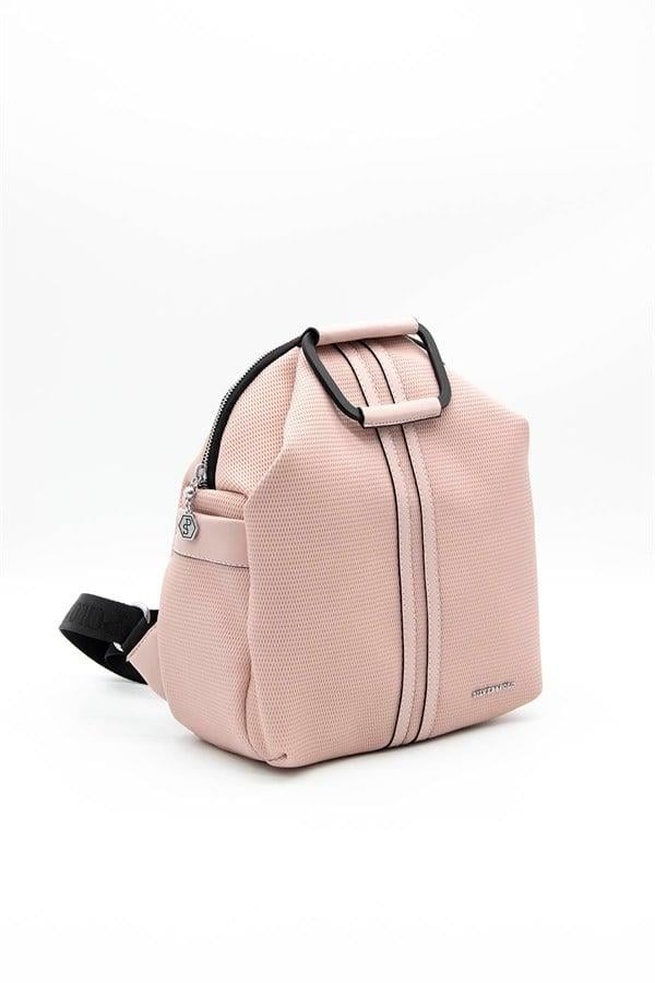 Silver Polo Pink - Pink Petek Kadın Sırt Çantası SP771