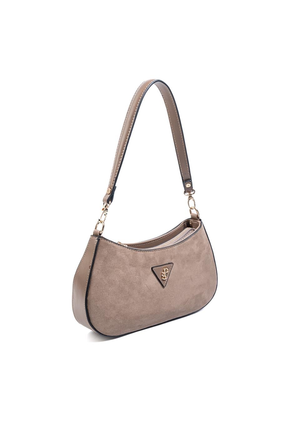 Silver Polo SP1251 Kadın Omuz Çantası Süet Vizon-Vizon