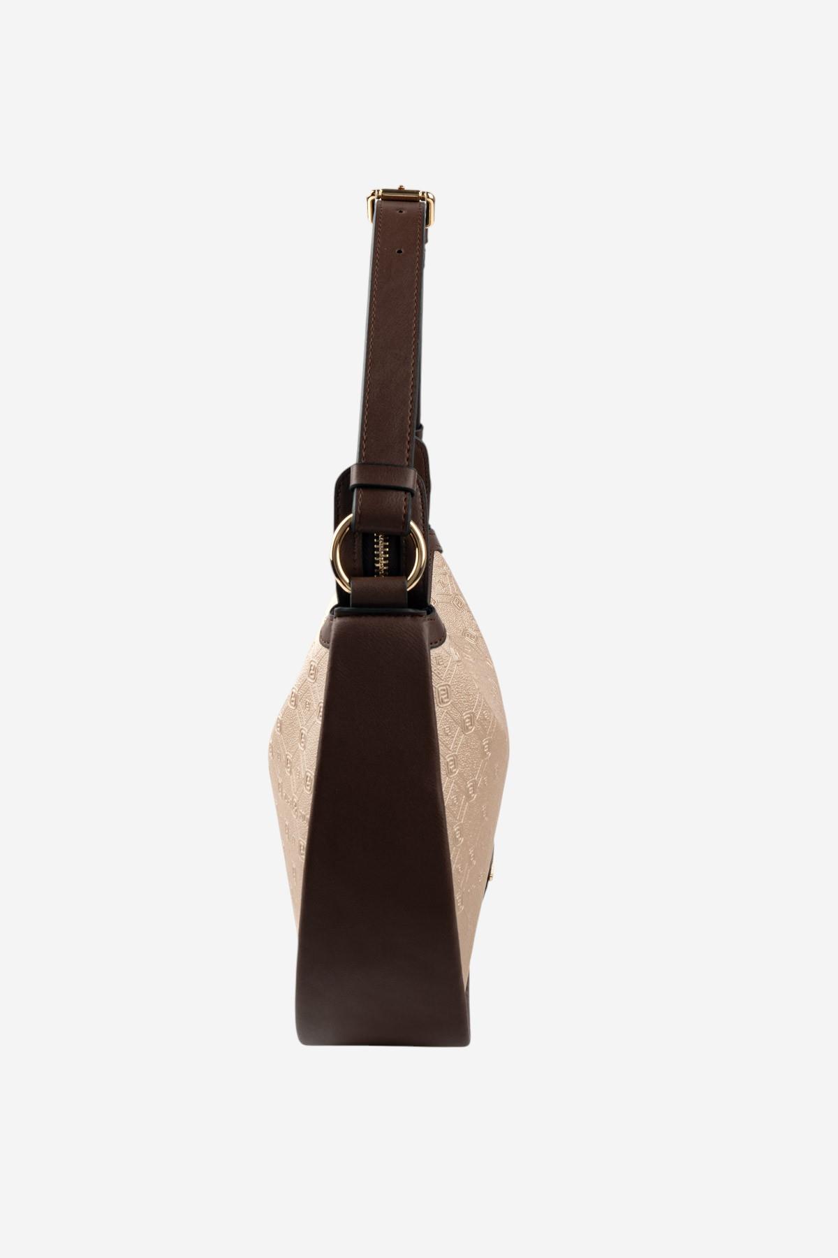 Silver Polo Nut - Kahve Logolu Kadın Omuz Çantası SP1263