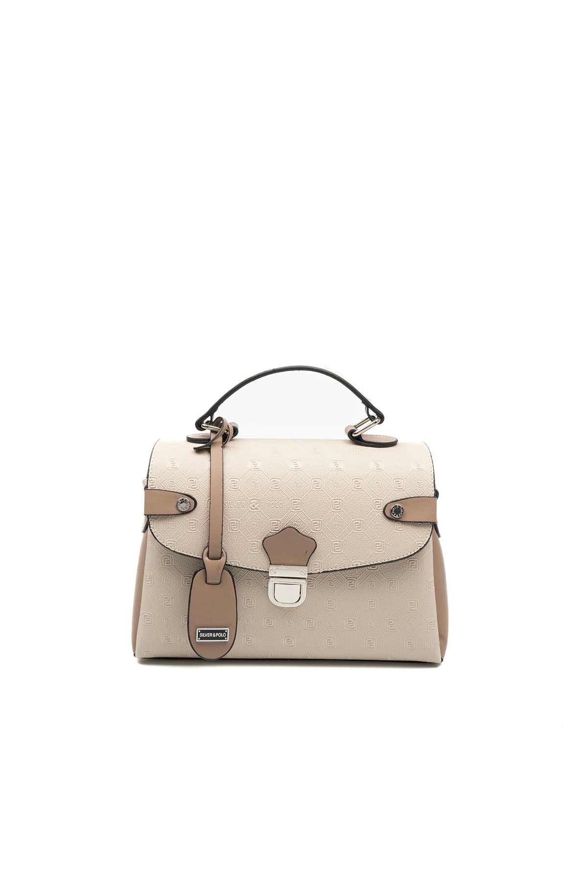 Silver Polo SP1159 Kadın El Çantası Fashion Bej-Latte