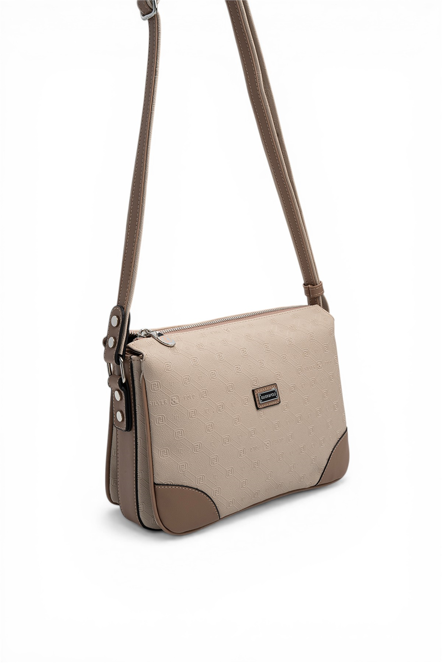 Silver Polo SP784 Kadın Çapraz Çanta Fashion Bej-Latte