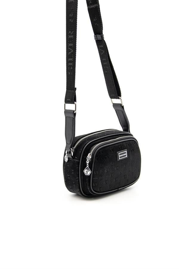 Silver Polo SP1111 Kadın Çapraz Çanta Fashion Siyah-Siyah