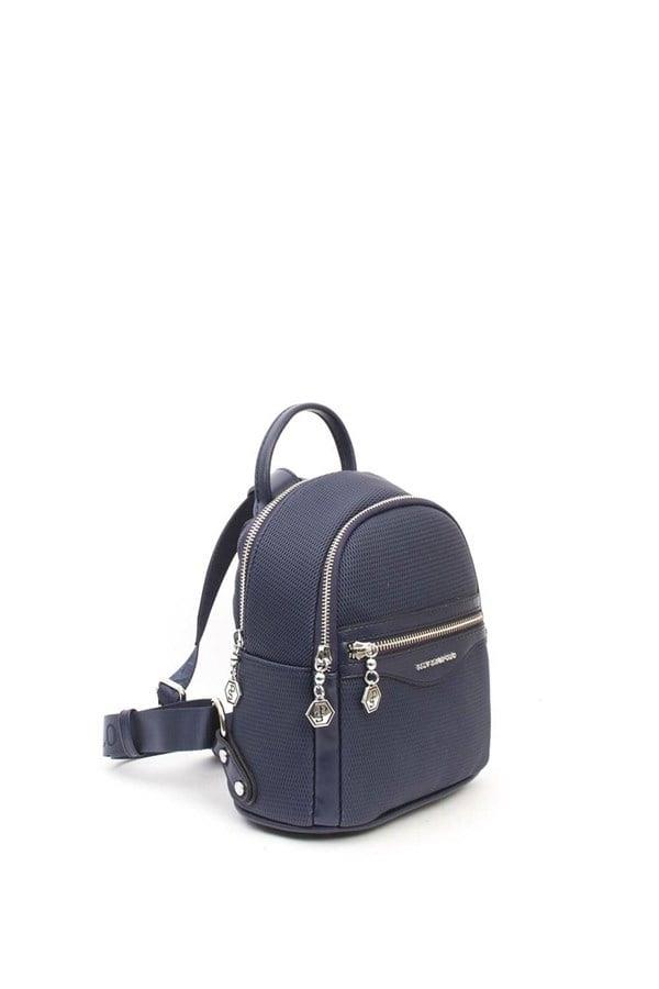 Silver & Polo SP983 Kadın Sırt Çantası Petek Lacivert