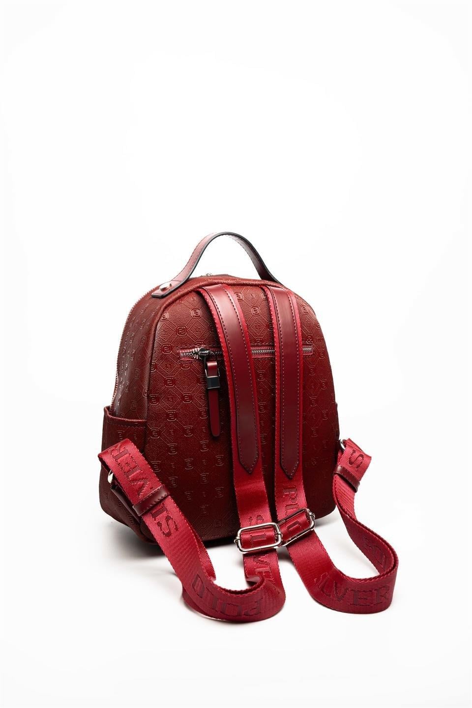 Silver & Polo SP1130 Kadın Sırt Çantası Fashion Bordo