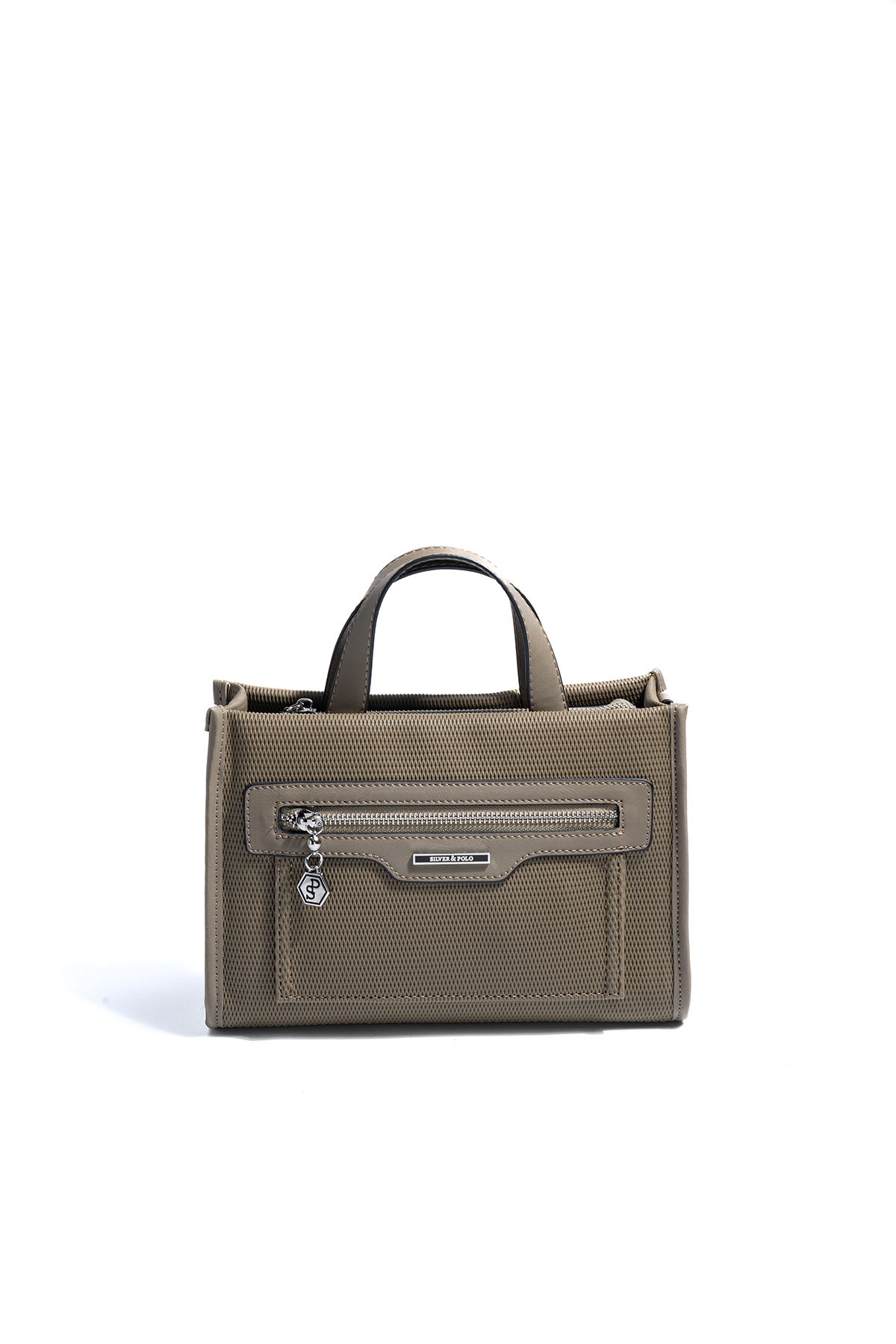 Silver & Polo SP1271 Kadın El Çantası Petek L.Haki-Y.Yeşil