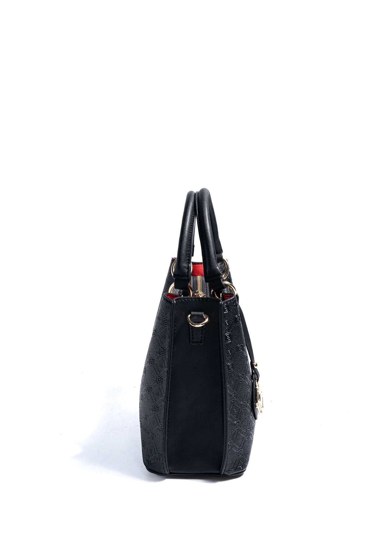 Silver & Polo SP1272 Kadın El Çantası Logolu Siyah-Siyah