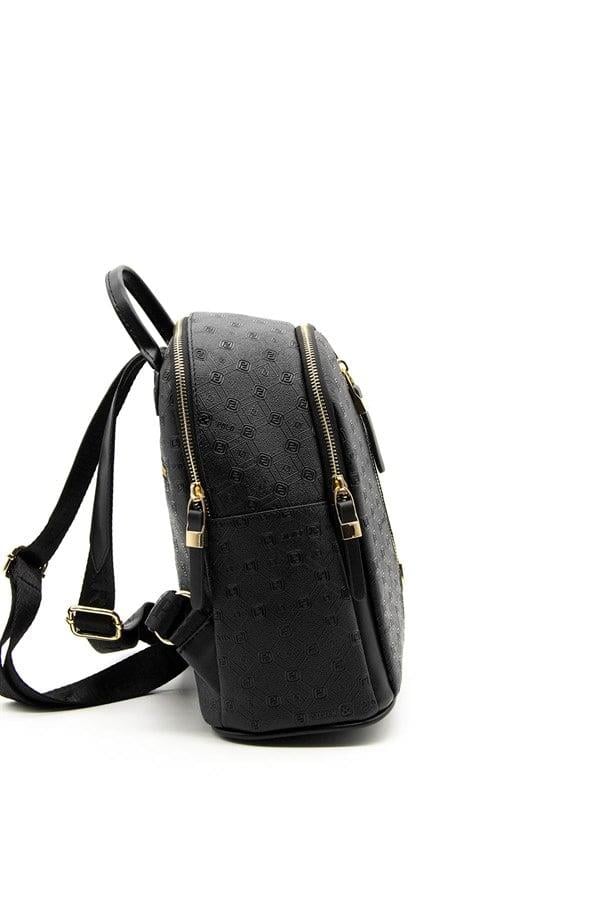 Silver & Polo SP901 Kadın Sırt Çantası Logolu Siyah