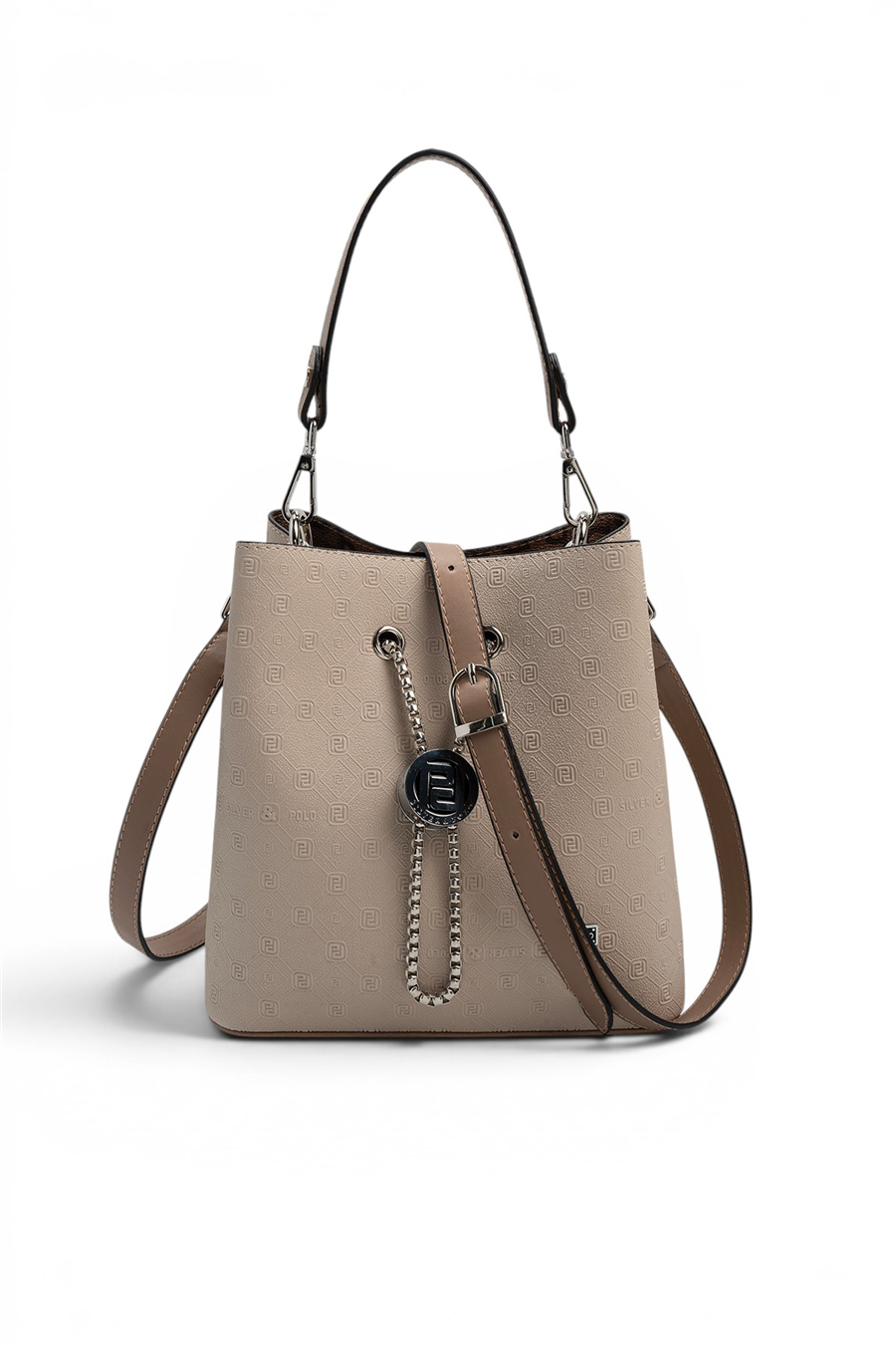 Silver Polo SP967 Kadın Çapraz Çanta Fashion Bej-Latte