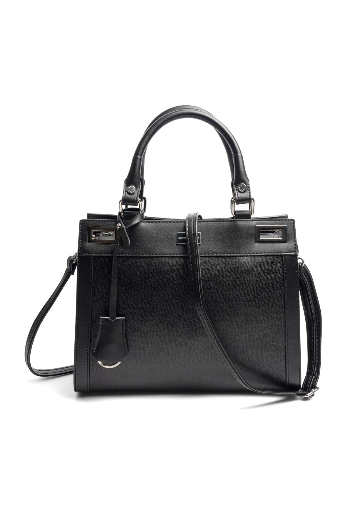 Silver & Polo Siyah SP1174 Kadın El Çantası