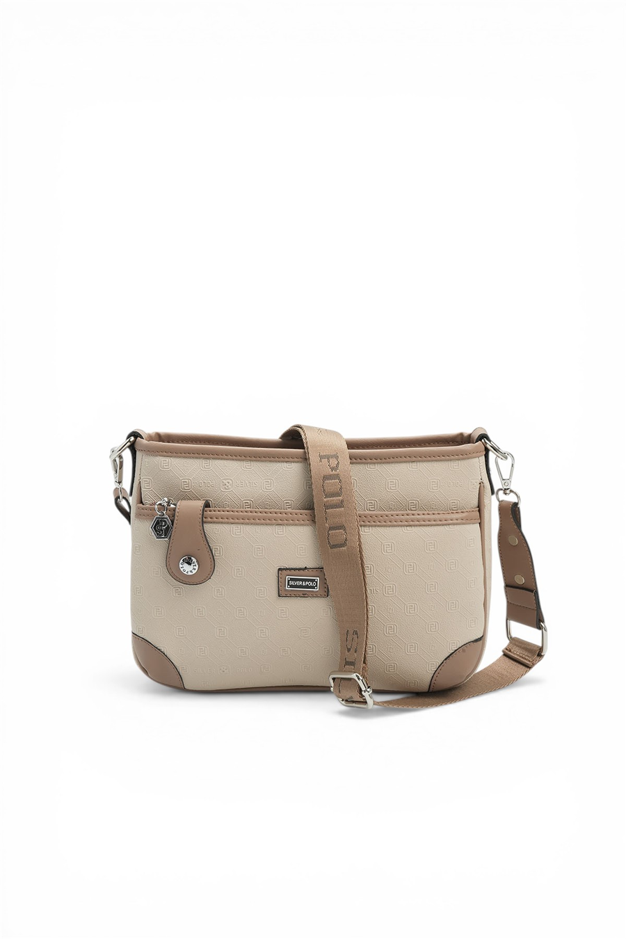 Silver Polo SP1160 Kadın Çapraz Çanta Fashion Bej-Latte