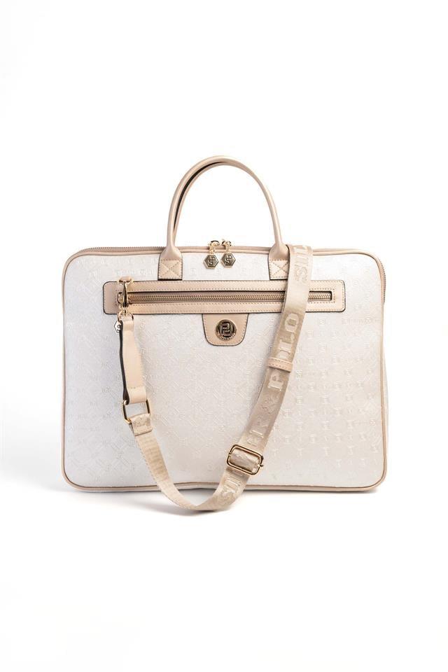 Silver & Polo SP1175 Kadın Laptop & Evrak Çantası Logolu Sedef-S.Nut