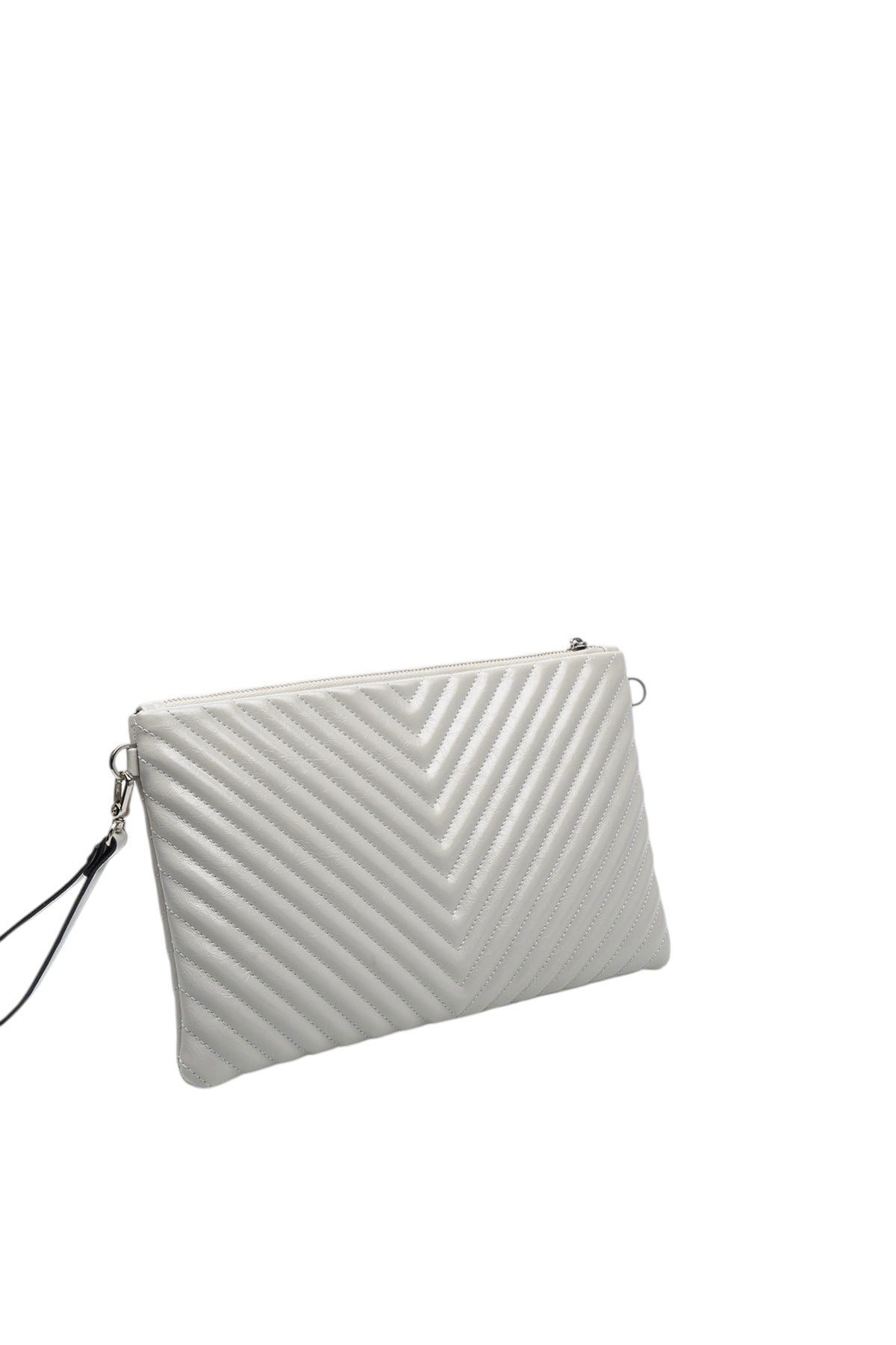 Silver Polo SP1034 Kadın Portföy & Clutch Crash Gri-Gri