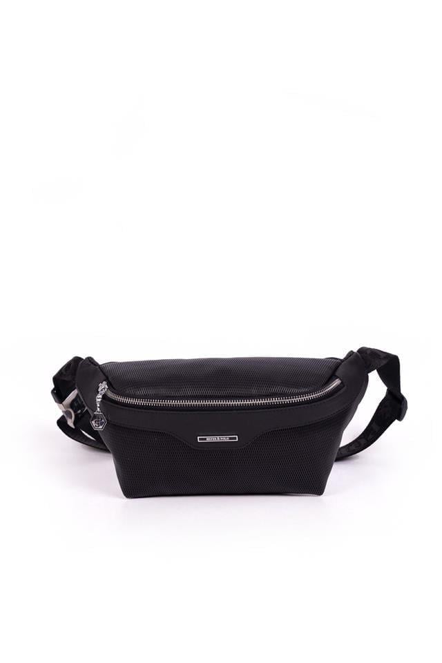 Silver & Polo SP1192 Kadın Bel Çantası Petek Siyah