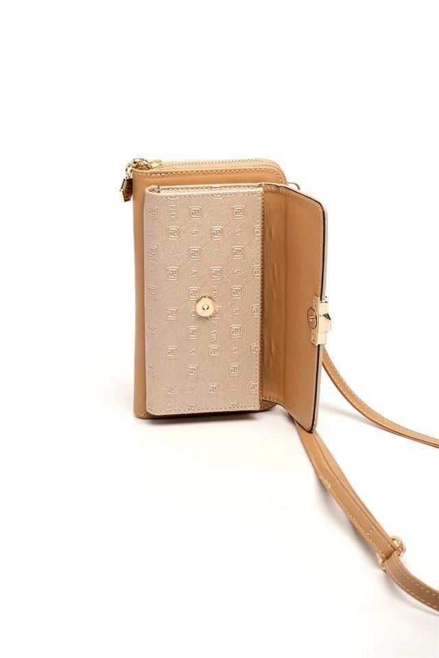 Silver Polo Nut - Nut Logolu Kadın Telefon Çantası SP921
