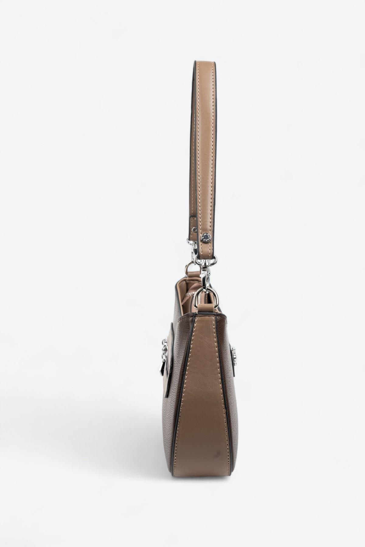 Silver & Polo SP1251 Kadın Omuz Çantası Kahve-Vizon
