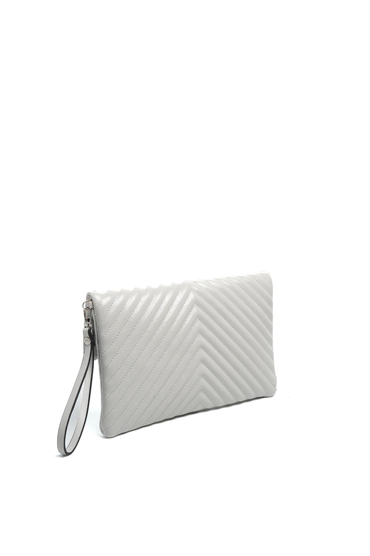 Silver Polo SP1134 Kadın Portföy & Clutch Crash Gri-Gri