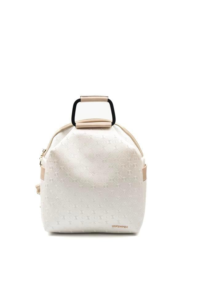 Silver & Polo SP771 Kadın Sırt Çantası Logolu Sedef-S.Nut