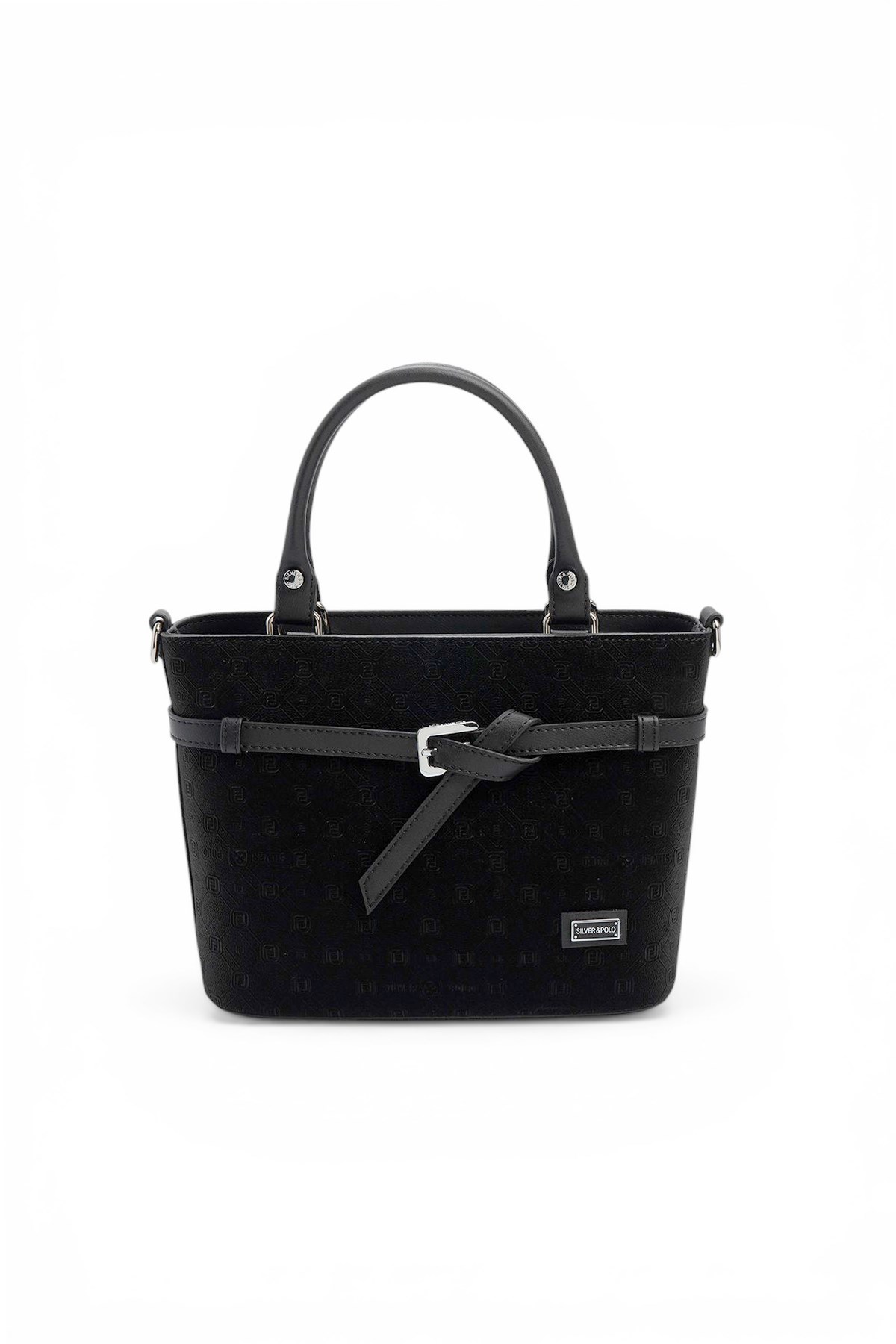 Silver & Polo SP1283 Kadın El Çantası Fashion Siyah-Siyah