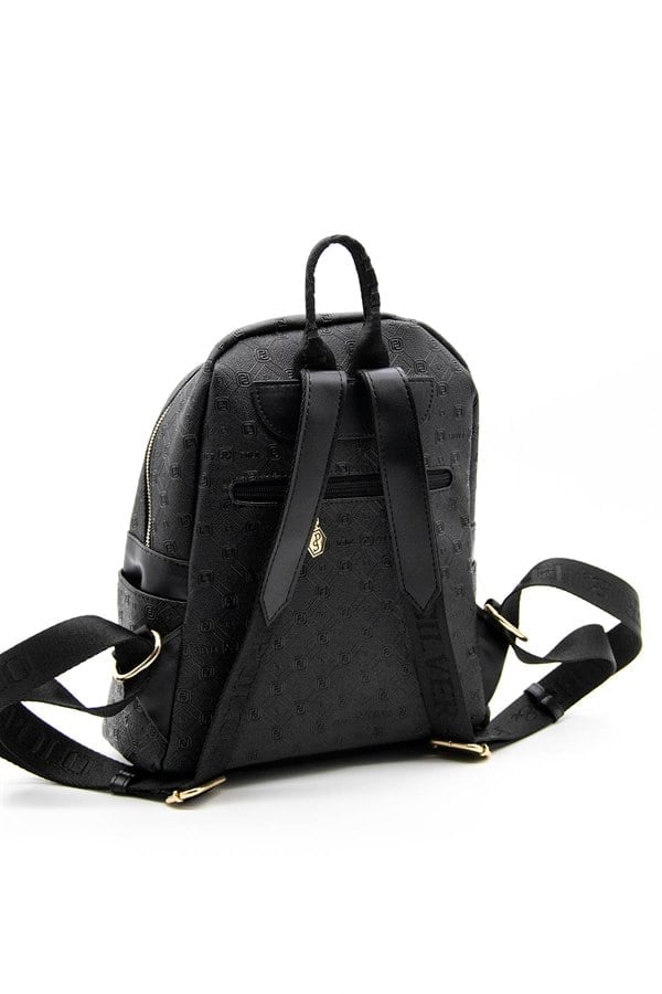 Silver & Polo SP926 Kadın Sırt Çantası Logolu Siyah