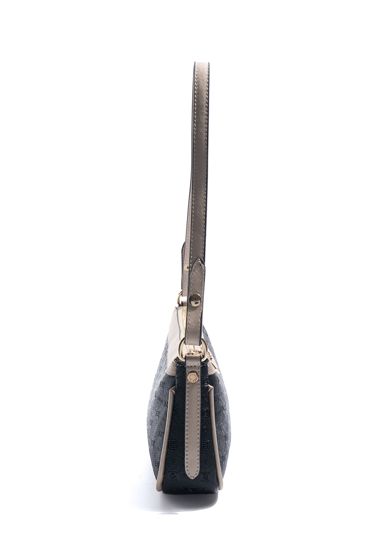 Silver Polo SP1274 Kadın Çapraz Çanta Logolu Siyah-S.Nut