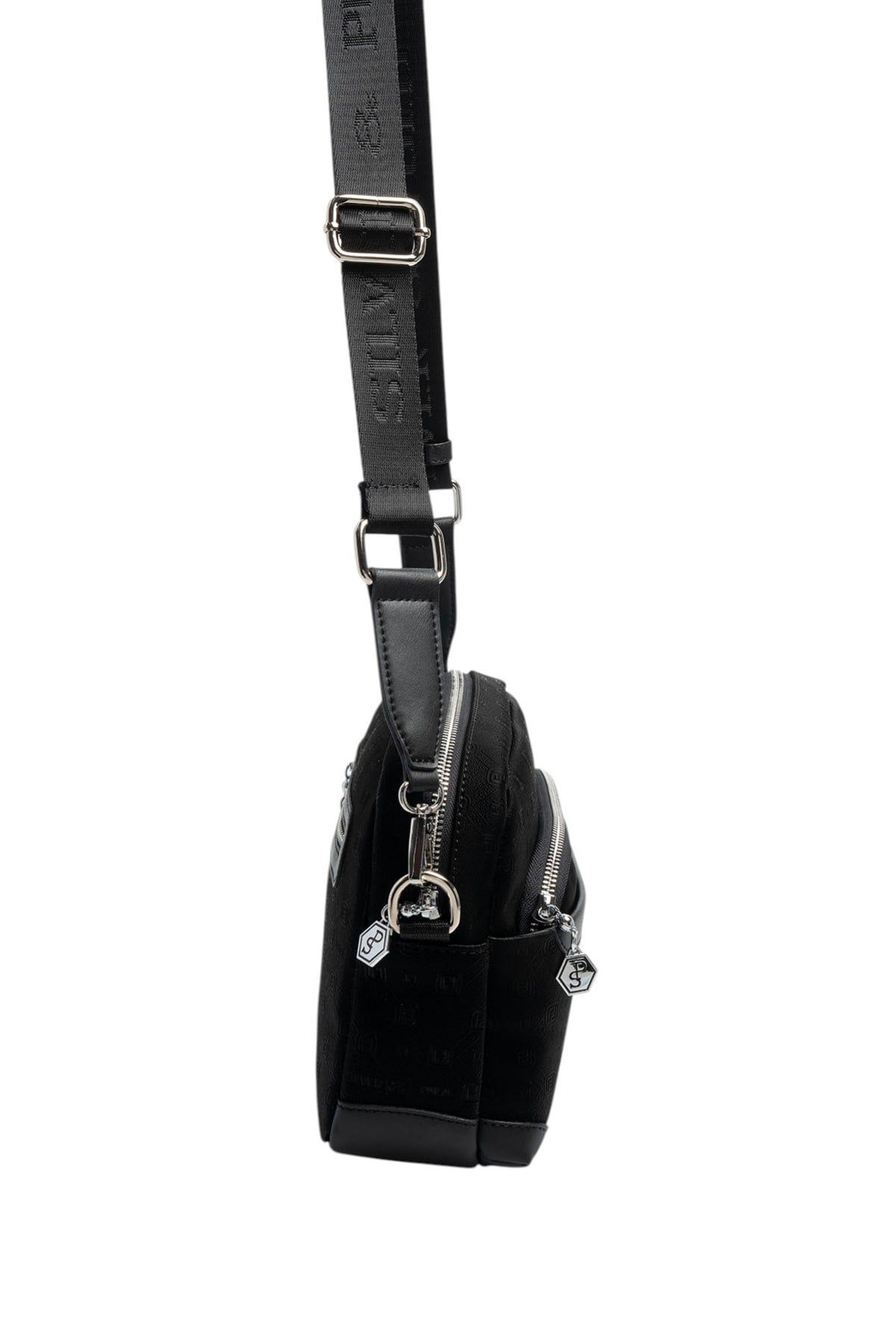 Silver Polo Siyah - Siyah Fashion Kadın Çapraz Çanta SP1201