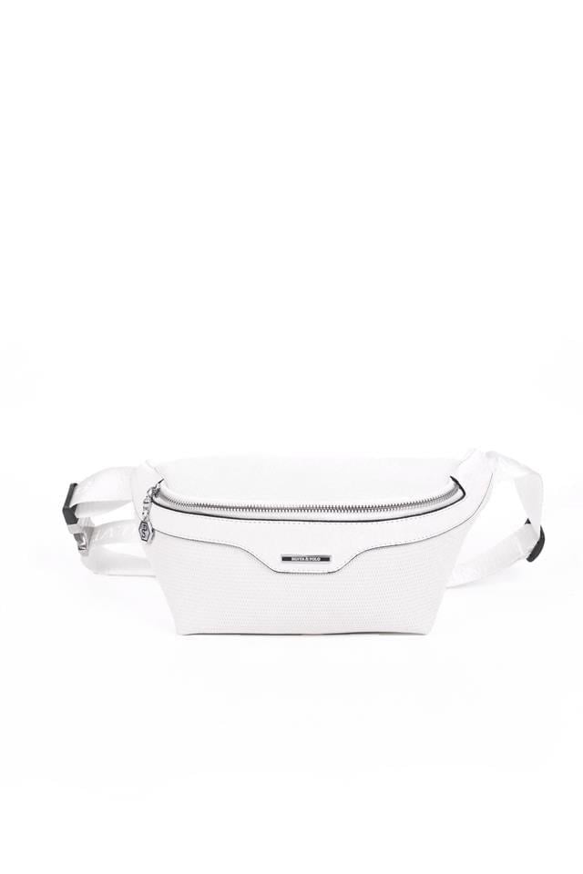 Silver & Polo SP1192 Kadın Bel Çantası Petek Beyaz