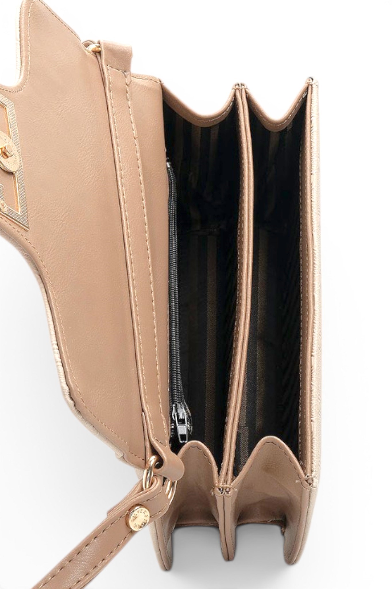 Silver Polo Bej - Latte Fashion Kadın Çapraz Çanta SP1170