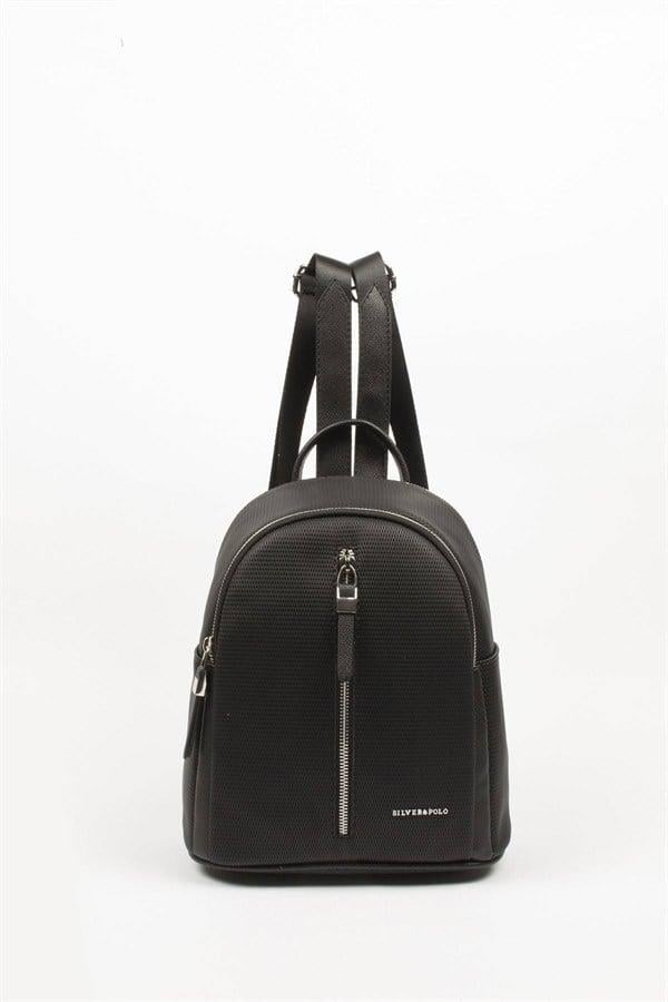 Silver & Polo SP901 Kadın Sırt Çantası Petek Siyah