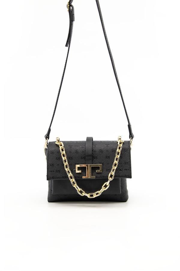 Silver & Polo SP1148 Kadın Çapraz Çanta Logolu Siyah