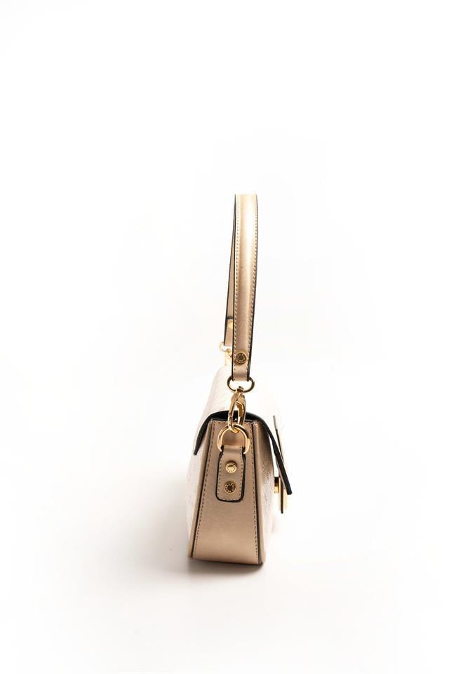 Silver Polo SP1179 Kadın Omuz Çantası Logolu Sedef-S.Nut